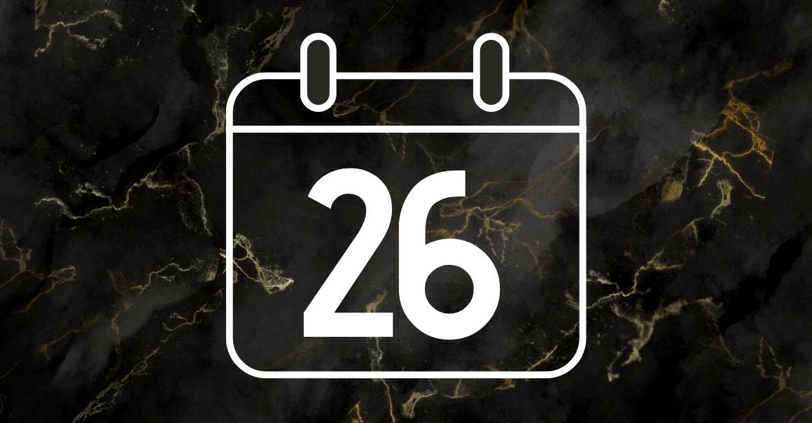 🗓️ 26 October